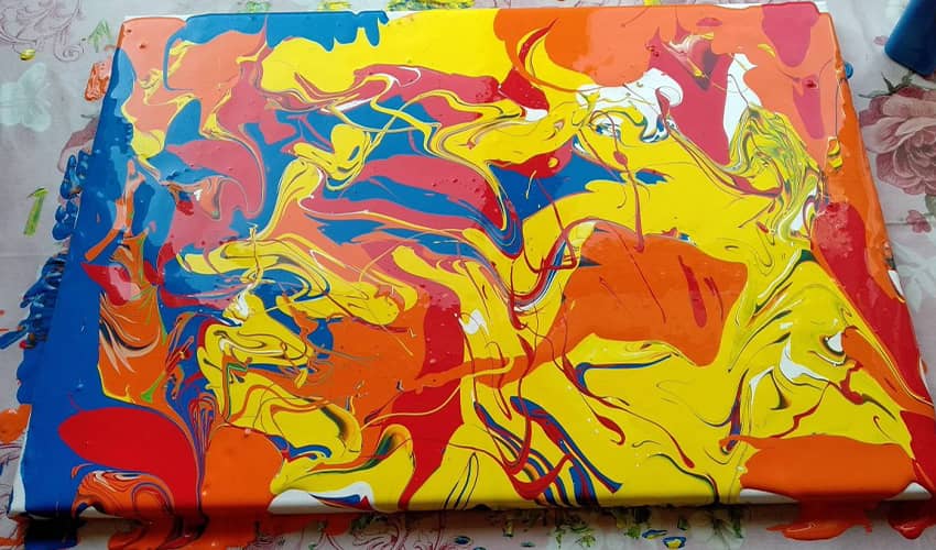 acrylic pouring easy