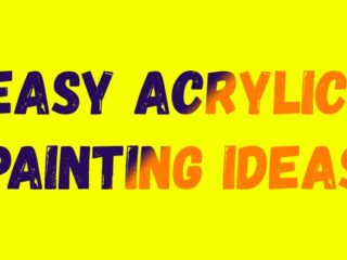 simple acrylic painting