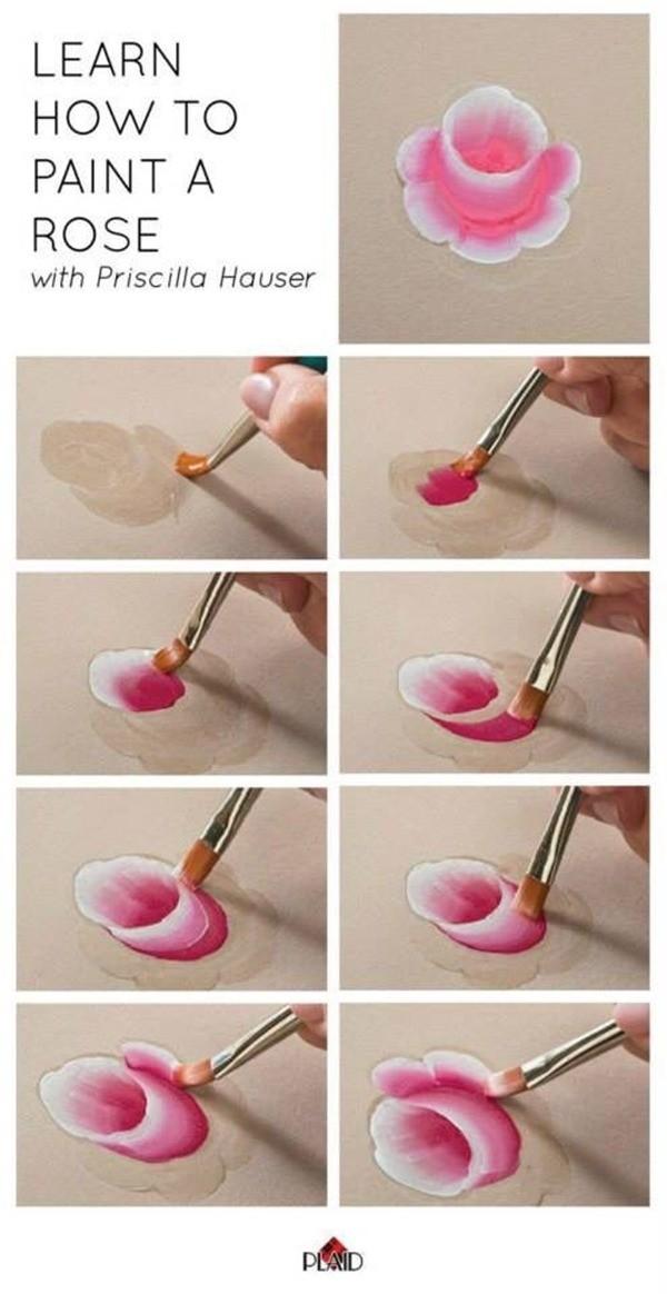 50 Step By Step Acrylic Painting Tutorials For Beginners HARUNMUDAK   40 Easy Step By Step Painting Examples For Beginners 28 