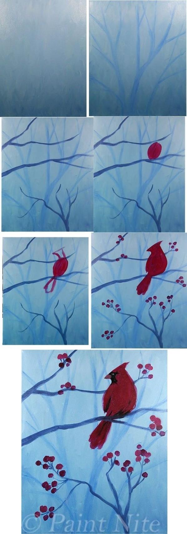50+ Step By Step Acrylic Painting Tutorials For Beginners | HARUNMUDAK