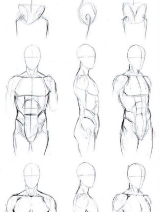 HOW TO DRAW BODY SHAPES Tutorials For Beginners 8