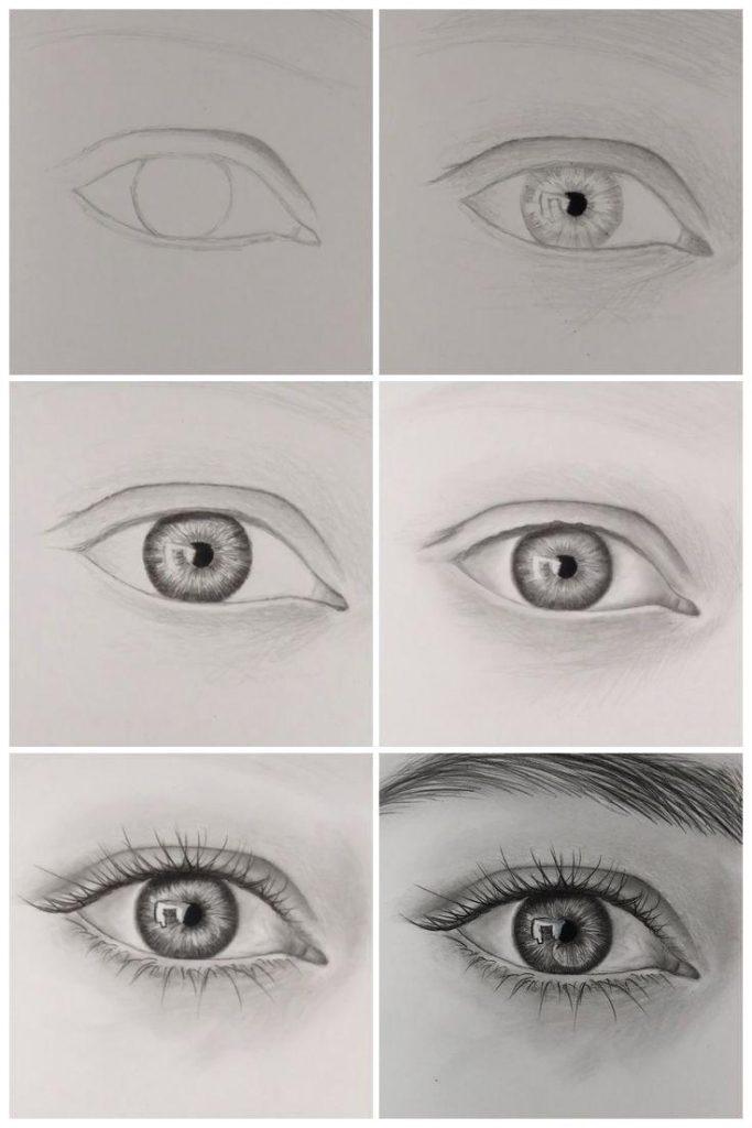 blackandwhitepencilsketcheyelashesdrawingonwhitebackground  Cool  pencil drawings Art sketches pencil Cool sketches