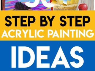 step by step acrylic painting easy