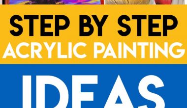 step by step acrylic painting easy