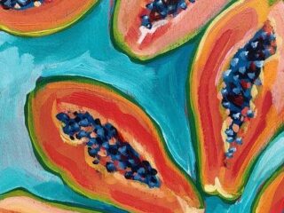 acrylic painting ideas for beginners fruit 8
