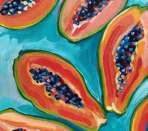 acrylic painting ideas for beginners fruit 8