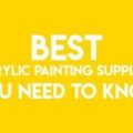 Acrylic painting supplies cover