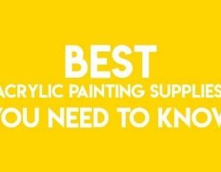 Acrylic painting supplies cover