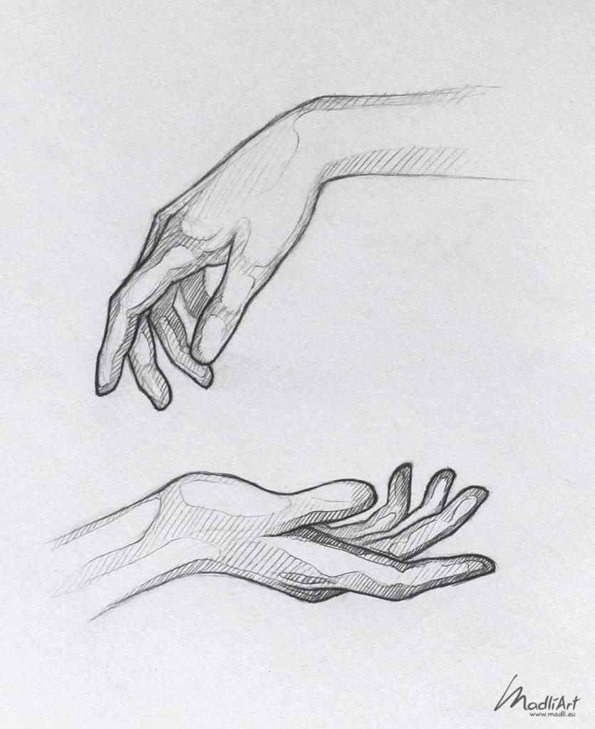 Detailed Drawings Of Hands