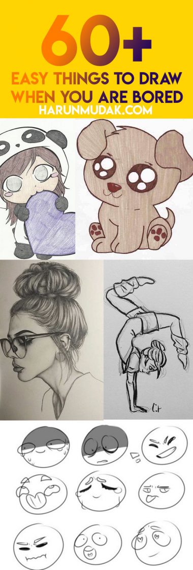 60+ Cool & Easy Things to Draw When You Are Bored - HARUNMUDAK