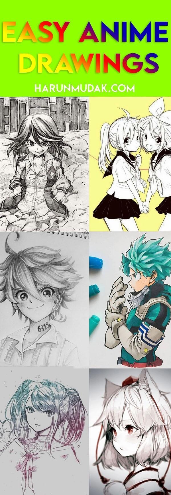 30 Easy Anime Girl Drawing Ideas : r/easyanimedrawings