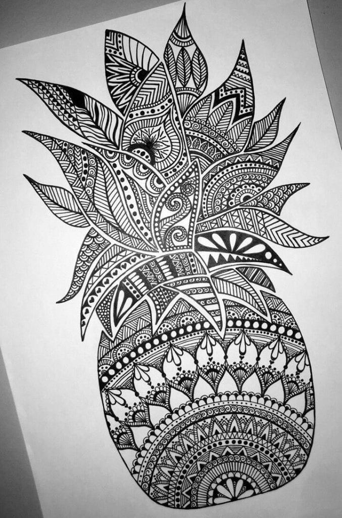 Más de 40 ideas fáciles de dibujar Mandala - Tutoriales simples