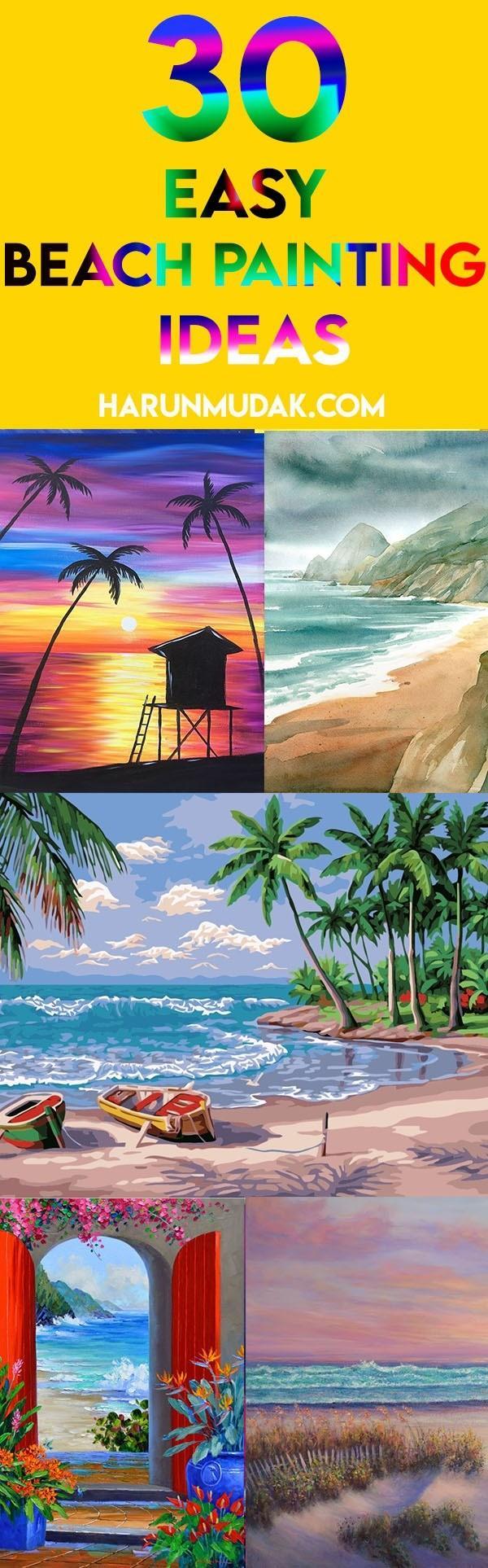 beach drawing ideas