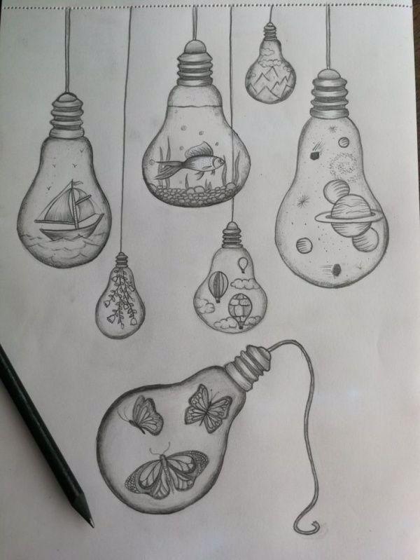 Actually See Cool Things To Draw When Your Bored - HEART WITH DRAWING