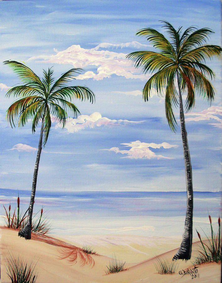 20+ Easy Beach Painting Ideas HARUNMUDAK