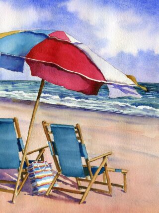easy beach painting idea 18 1