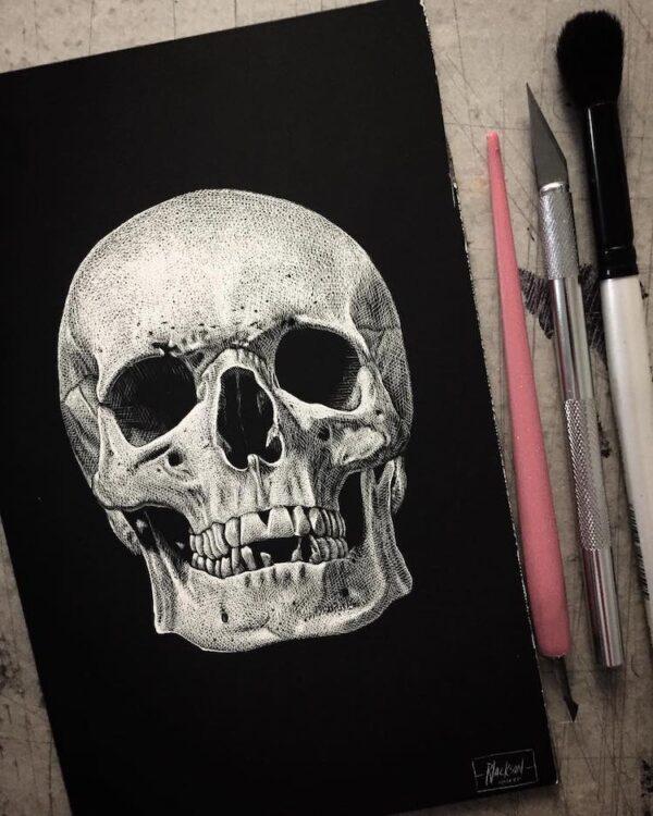 How to Draw a Skull? 30+ Skull Tattoo Drawings - HARUNMUDAK