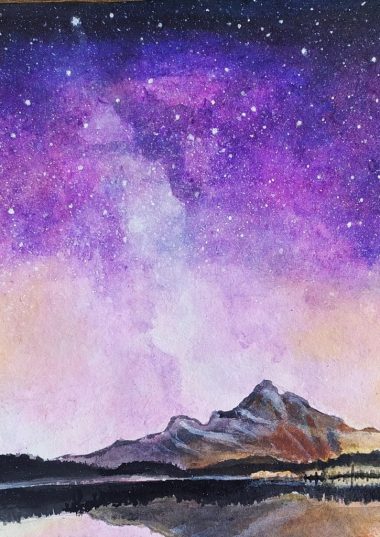 20+ Galaxy Painting Ideas & Tutorials | HARUNMUDAK