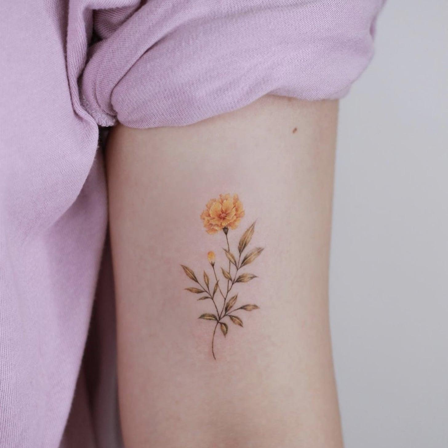 10+ Dainty Flower Tattoo Ideas | HARUNMUDAK