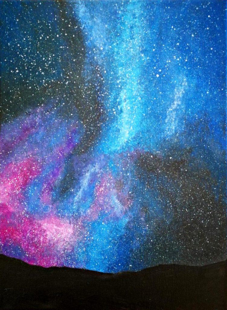 20+ Night Sky Painting Ideas HARUNMUDAK