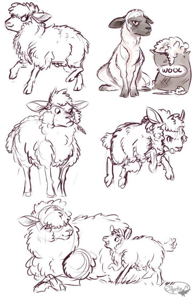 50+ Easy Animal Sketches Drawing Ideas - HARUNMUDAK