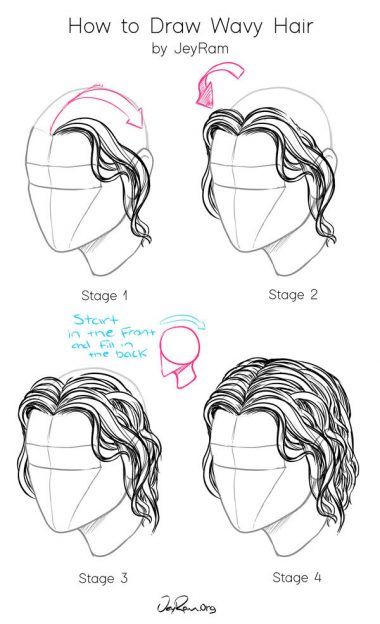 How to Draw a Hair? Step by Step for Beginners | HARUNMUDAK