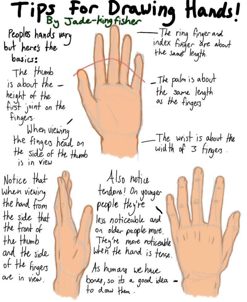 How To Draw Hand? Easy Hand Drawing Tutorials HARUNMUDAK