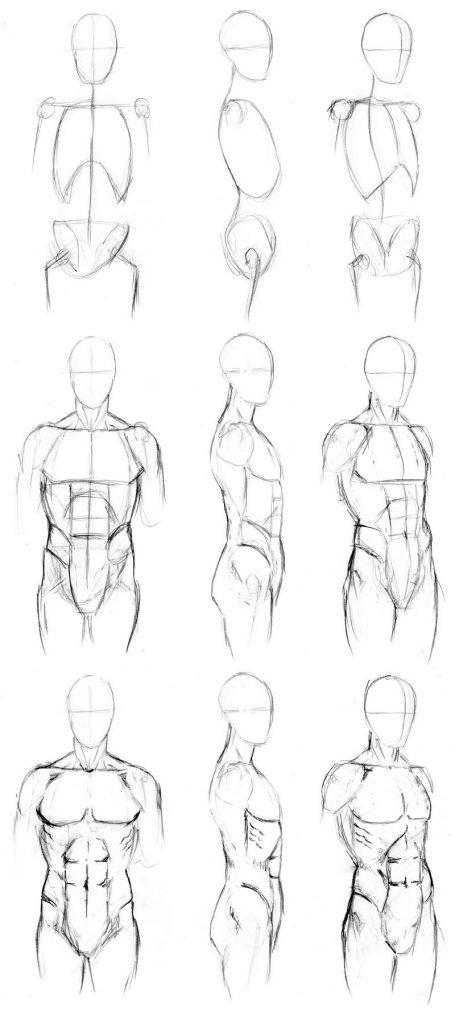 Man full body drawing test by danielmanni on DeviantArt