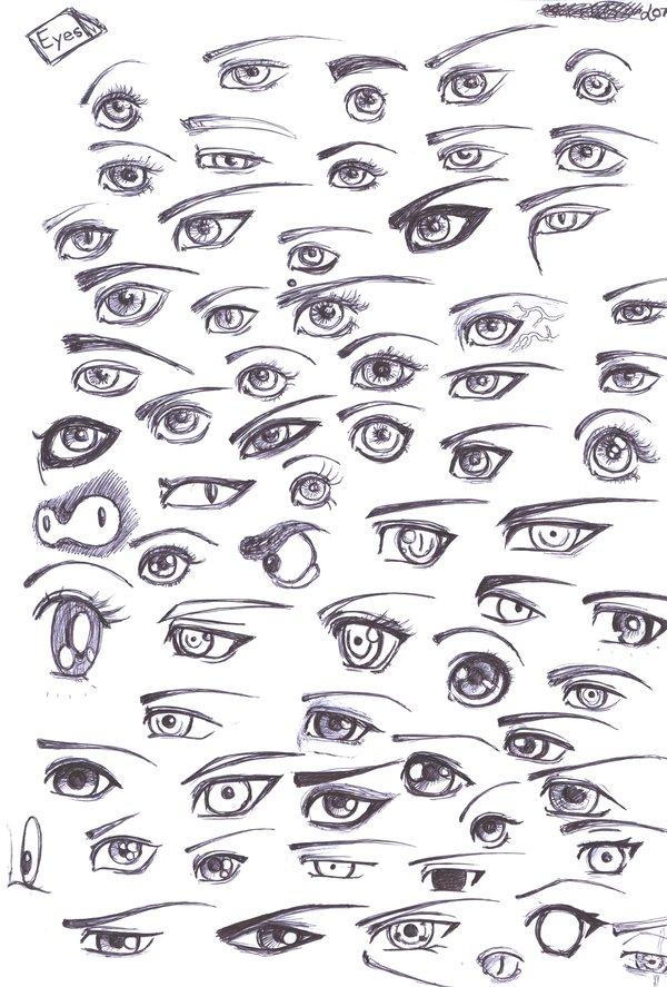 20+ Easy Eye Drawing Tutorials for Beginners - Step by Step - HARUNMUDAK
