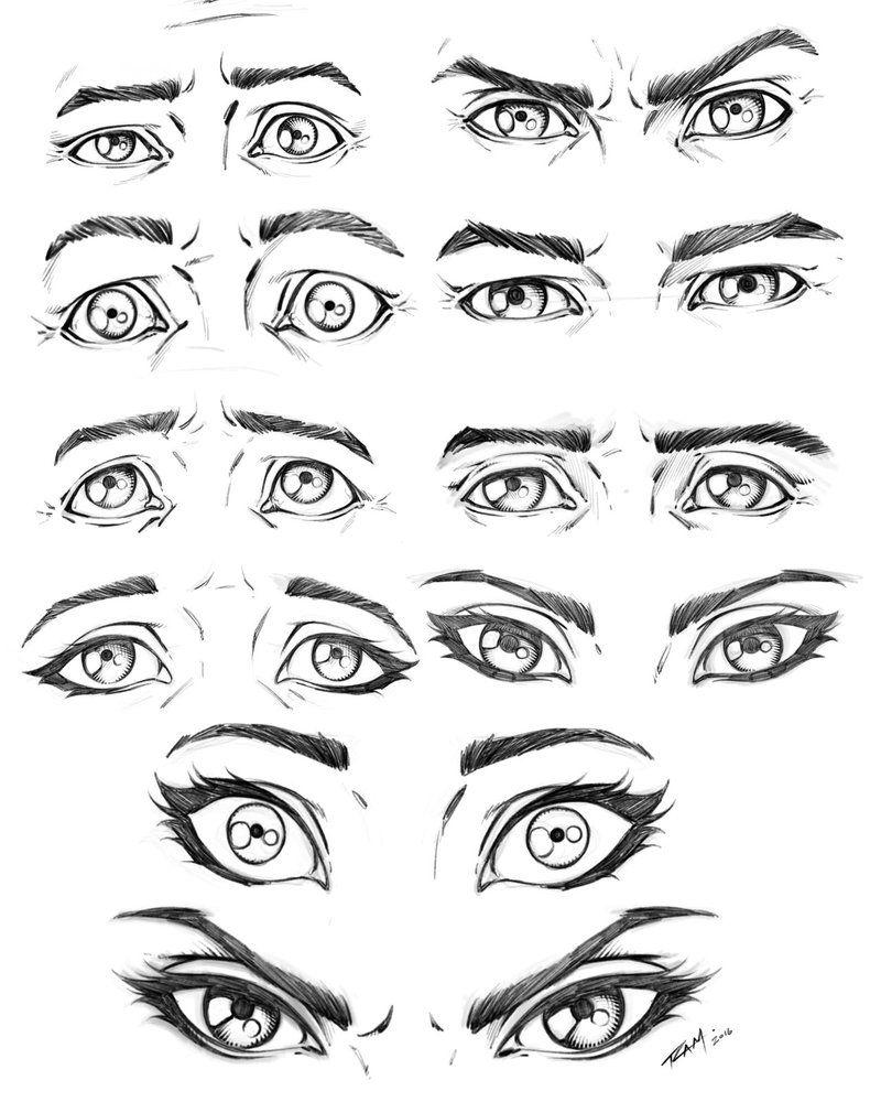 How To Draw Anime Eyes For Beginners - Begin with a circle for the