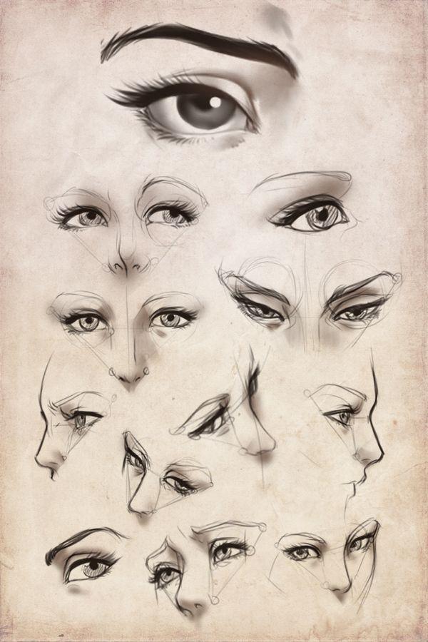 20 Easy Eye Drawing Tutorials for Beginners - Step by Step - HARUNMUDAK