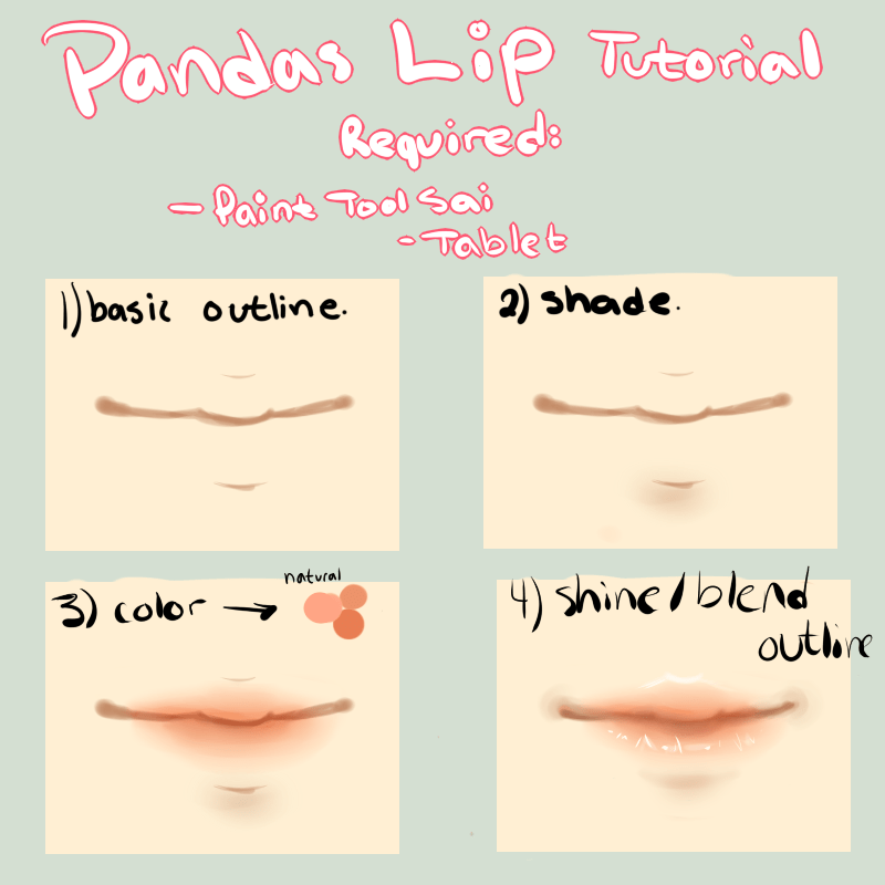 How To Draw Anime Lips Step by Step Drawing Guide by Dawn  DragoArt