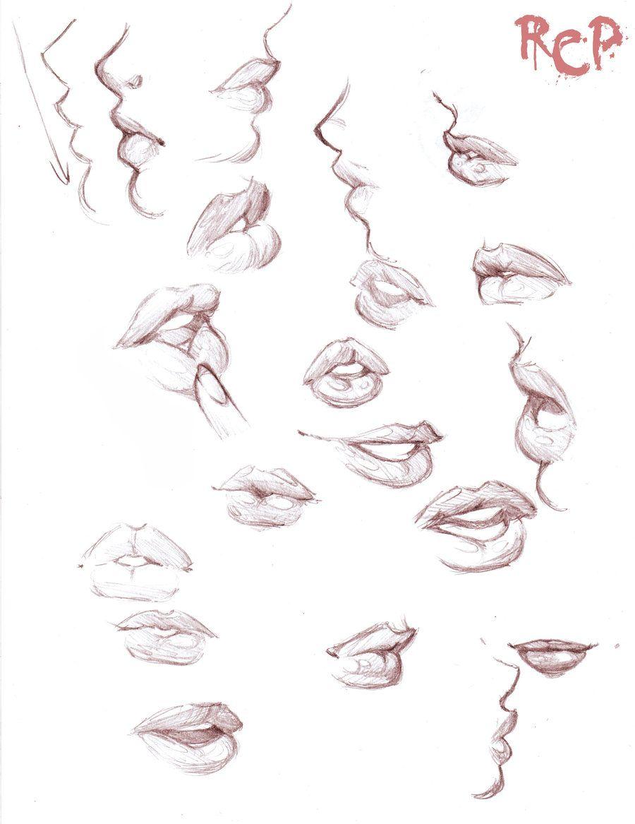 30+ How to Draw Lips for Beginners - Step By Step - HARUNMUDAK