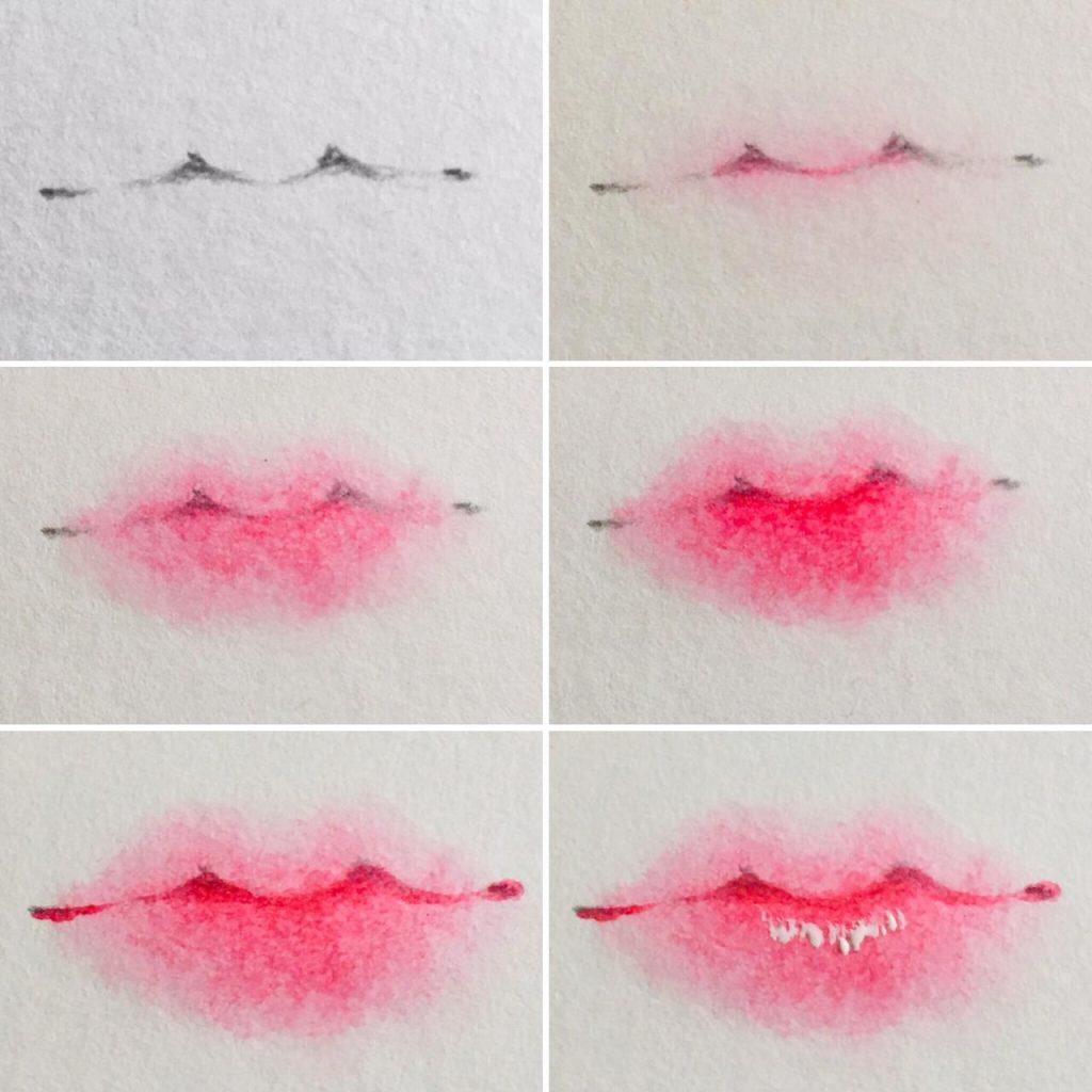 How To Draw Lips For Beginners Step By Step HARUNMUDAK