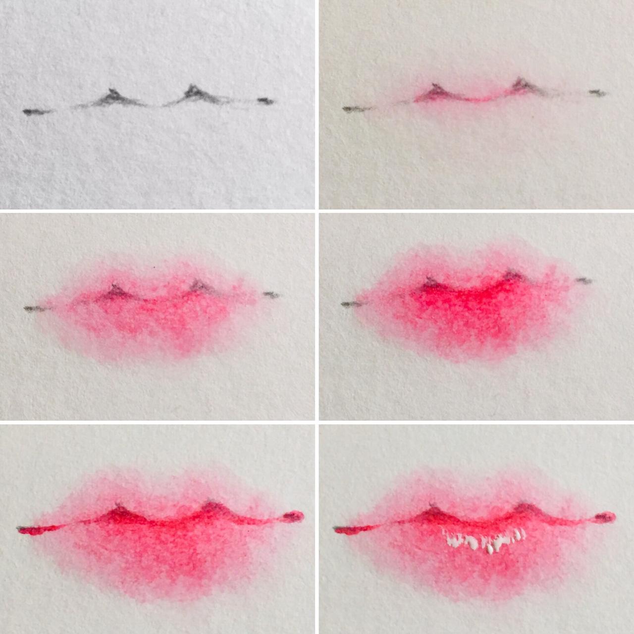 30+ How to Draw Lips for Beginners Step By Step HARUNMUDAK