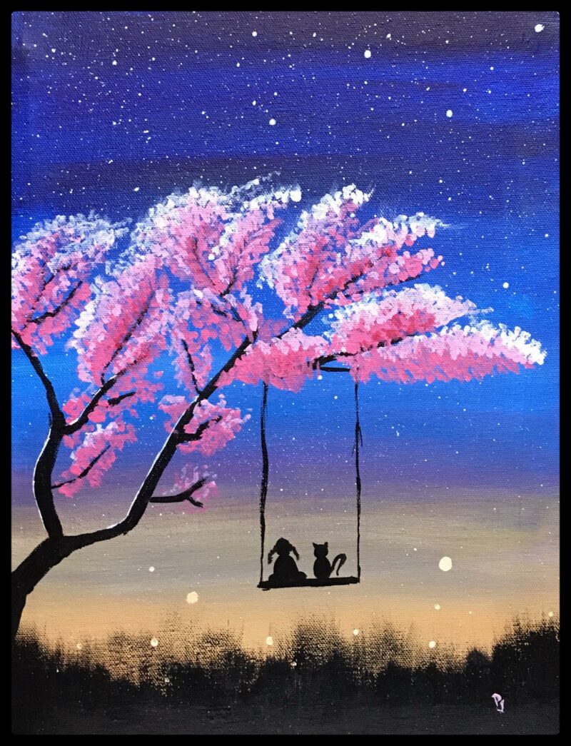 night sky painting 7