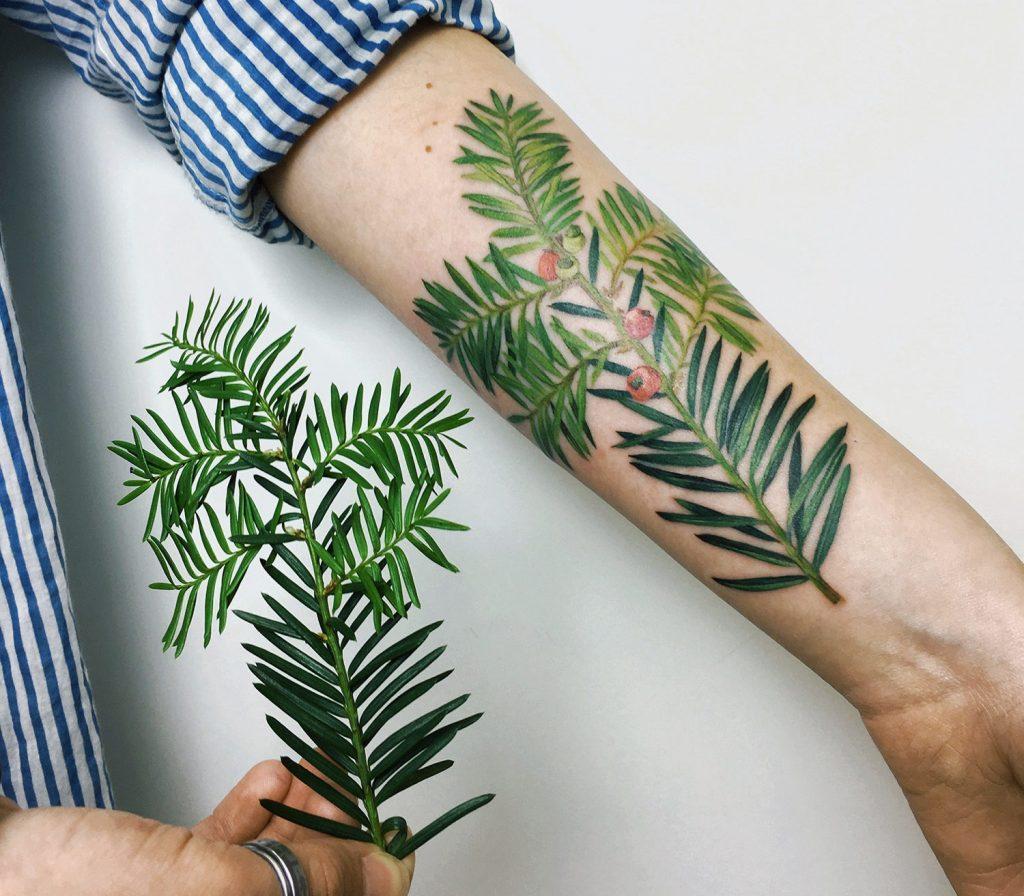 20 Simple Plant Tattoos