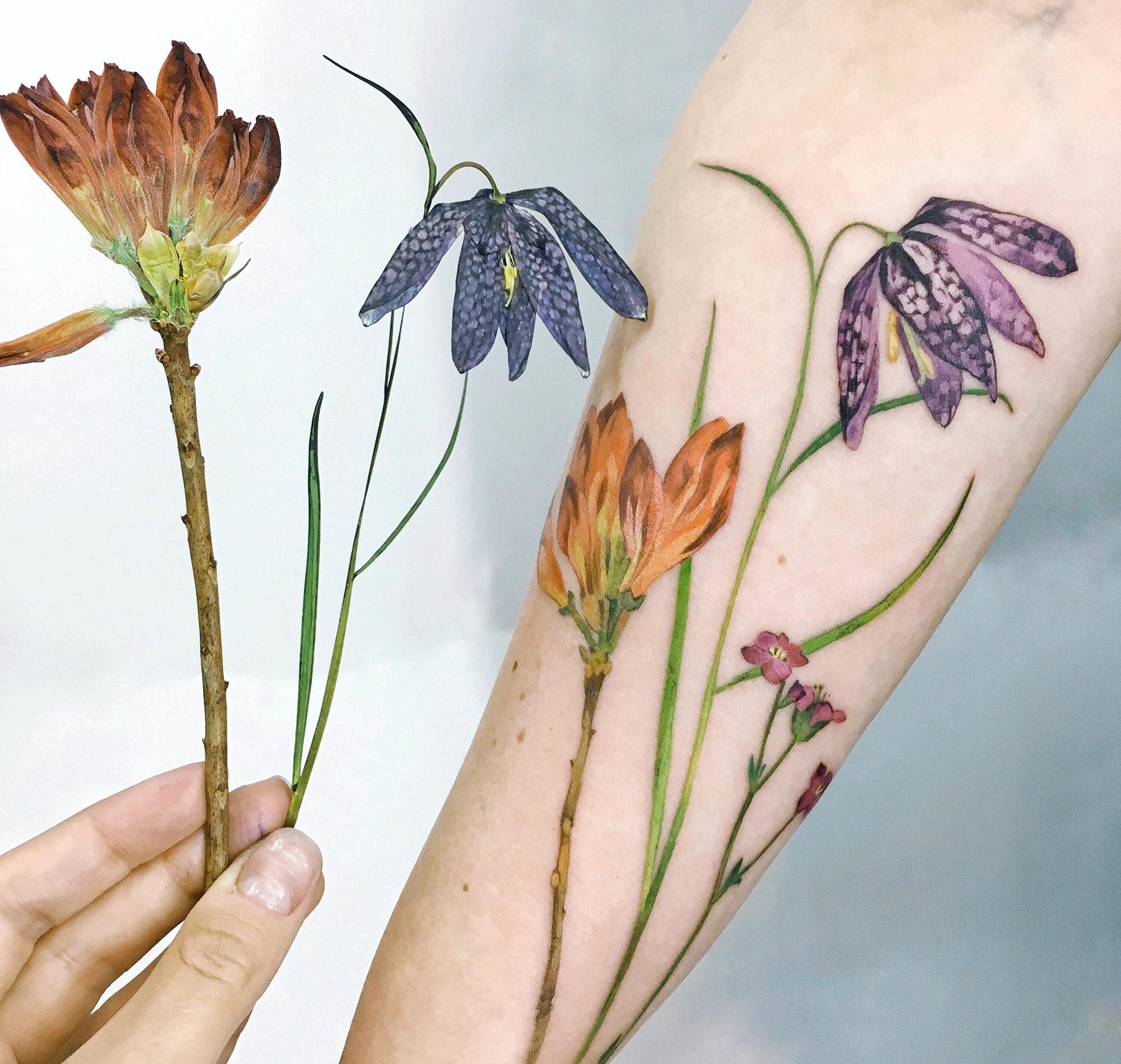 10+ Simple Plant Tattoo Ideas | HARUNMUDAK