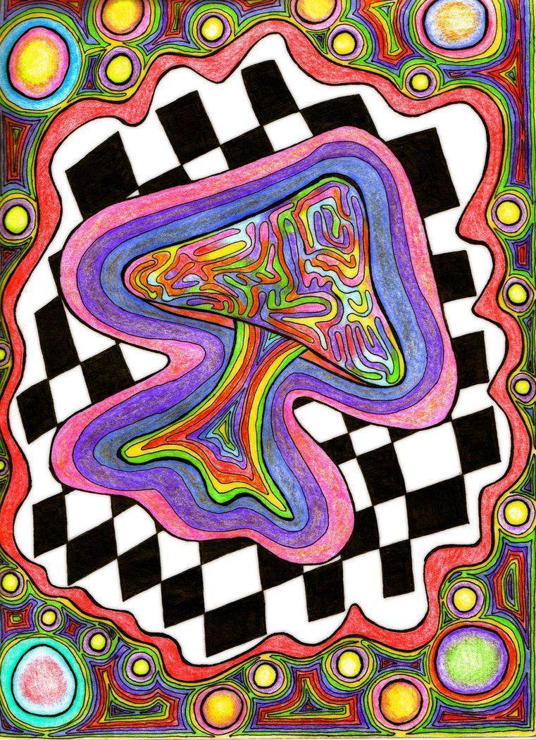 trippy drawings ideas