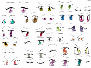 basic manga drawing 1 anime eyes 001 How To Draw Anime Eyes? 20+ Anime Eye Reference Ideas