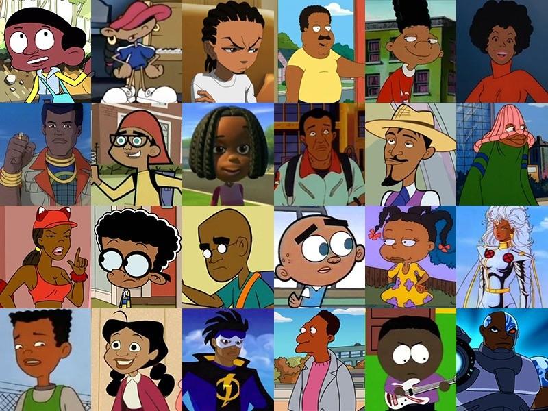 20+ Best Male & Black Cartoon Characters - HARUNMUDAK