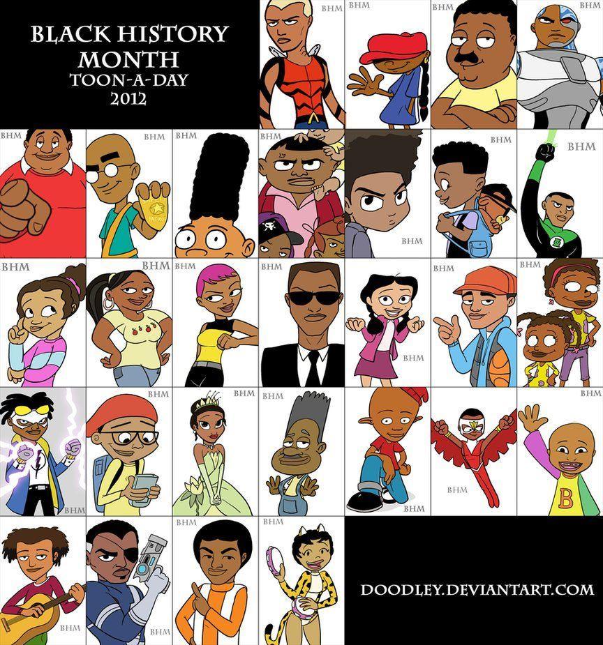 Black Boy Cartoon Characters