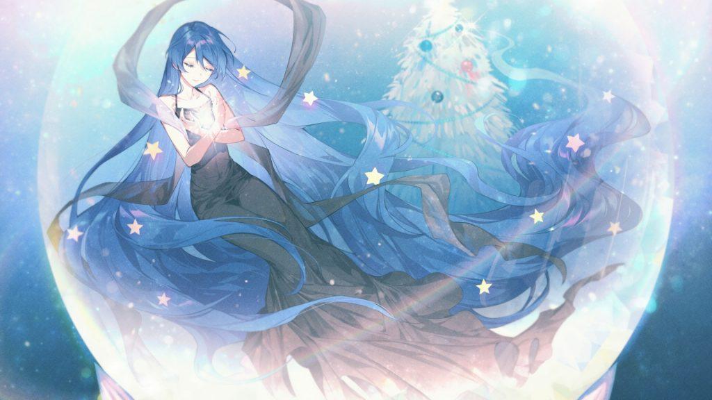 1. Blue-haired anime girls in fantasy worlds - wide 4