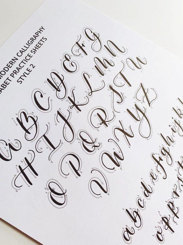 caligraphy letters