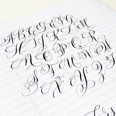 30+ Modern Calligraphy Alphabet Ideas 2024 - HARUNMUDAK