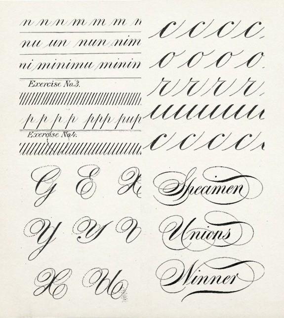 calligraphy letters