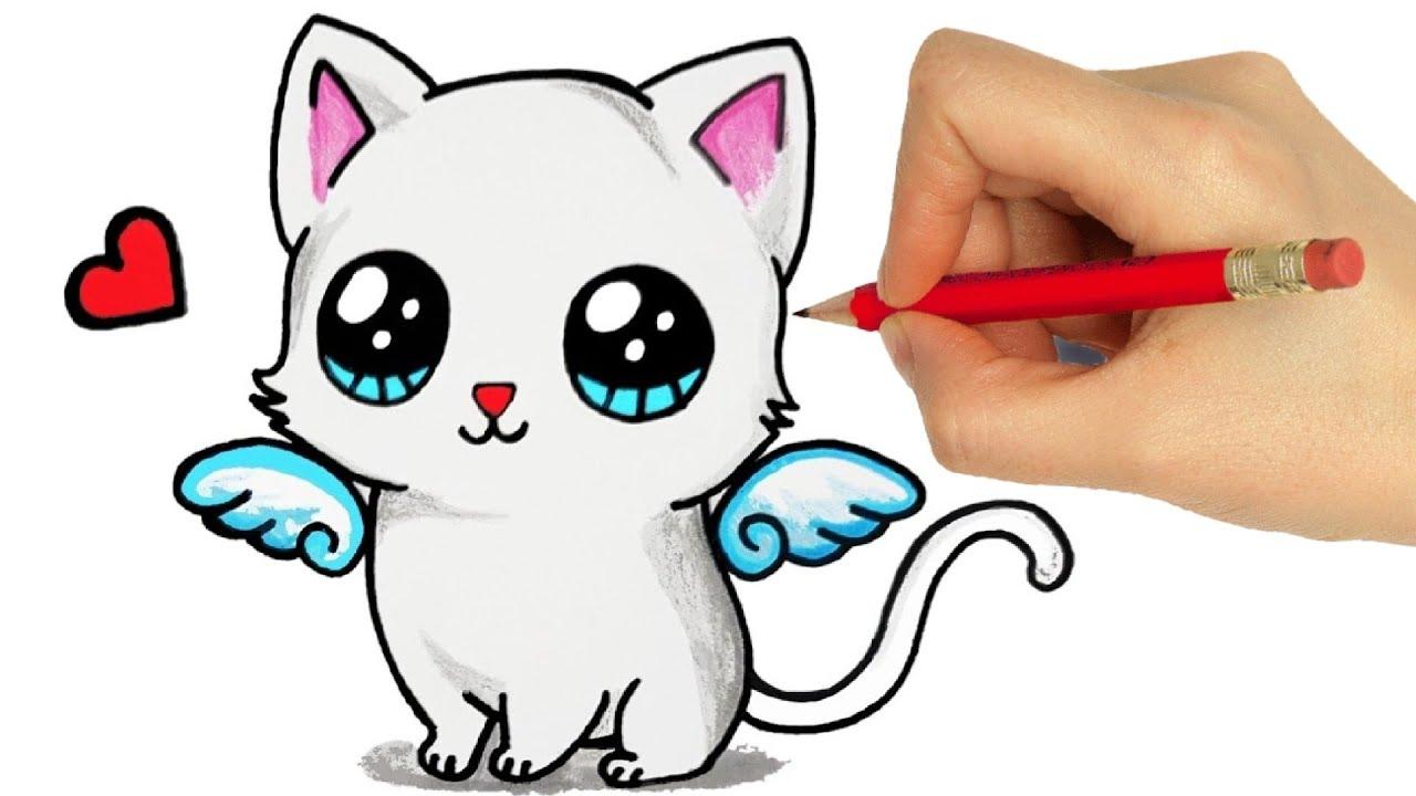 Easy Cat Drawing Ideas Step By Step Harunmudak