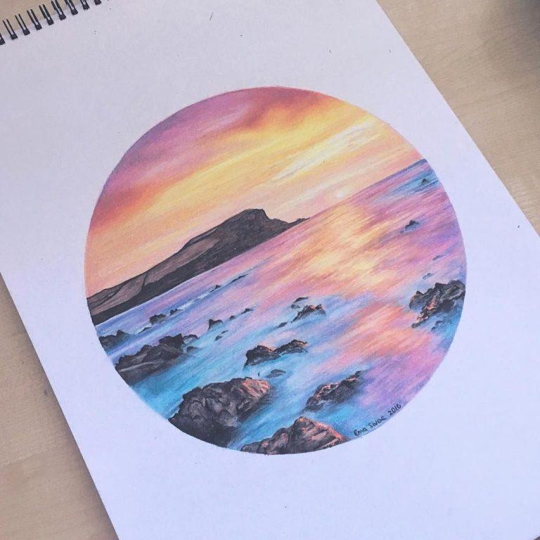 40 Beautiful Colored Pencil Drawings - Colored Pencil Art - HARUNMUDAK