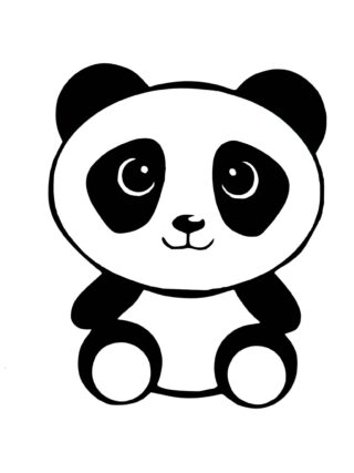 cute panda 8 20+ Best Cute Panda Drawings & Paintings 2025