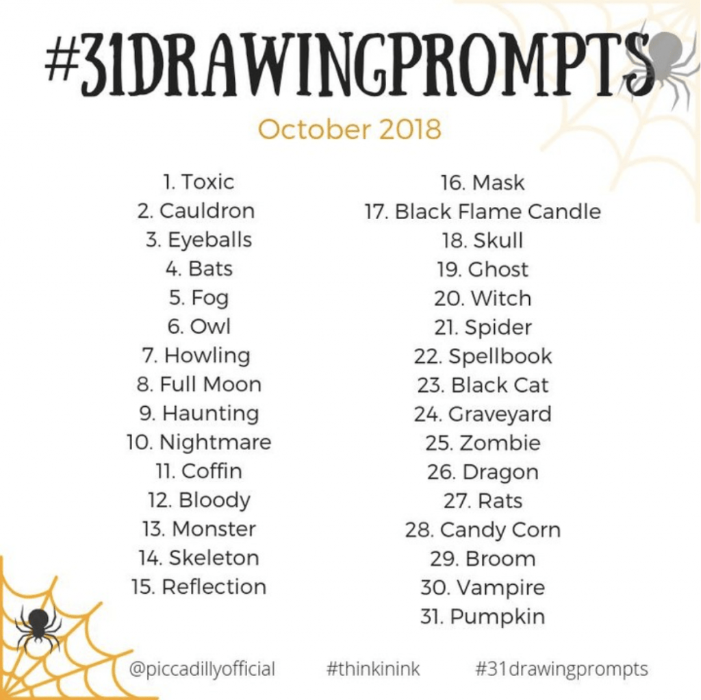 50+Drawing Prompt Ideas - Drawing Prompts for Sketching 2021 - HARUNMUDAK